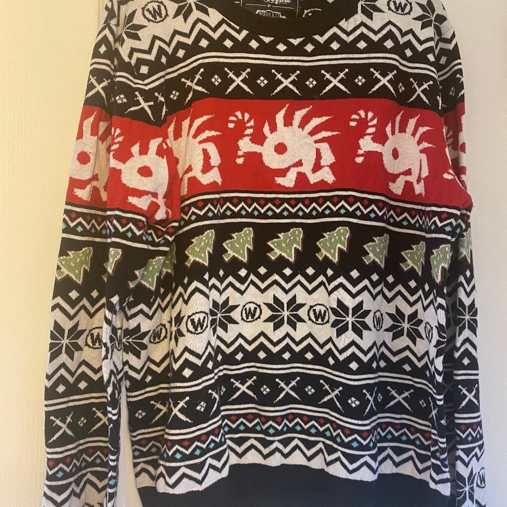 2XL Warcraft Murloc "Ugly Christmas Sweater"